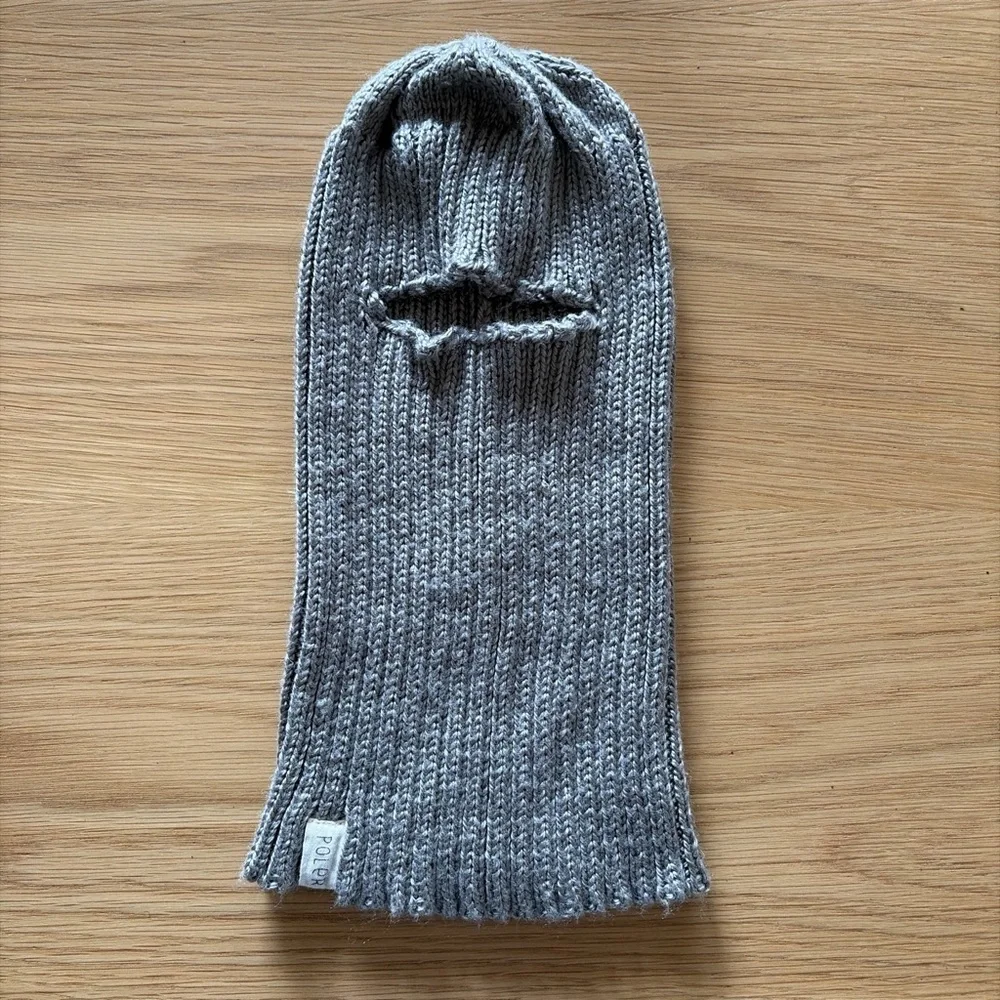 Poler Gray Knit Balaclava